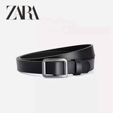 мужской непористый ремень zara, новинка 2025 года, корейская версия универсальных джинсов с простым декором, тонкий пояс на талии с поясом для брюк