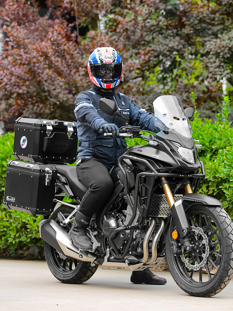 GSADV is suitable for Honda CB500X three-box side box trunk modification 500cbx protective bar bumper bottom plate protection