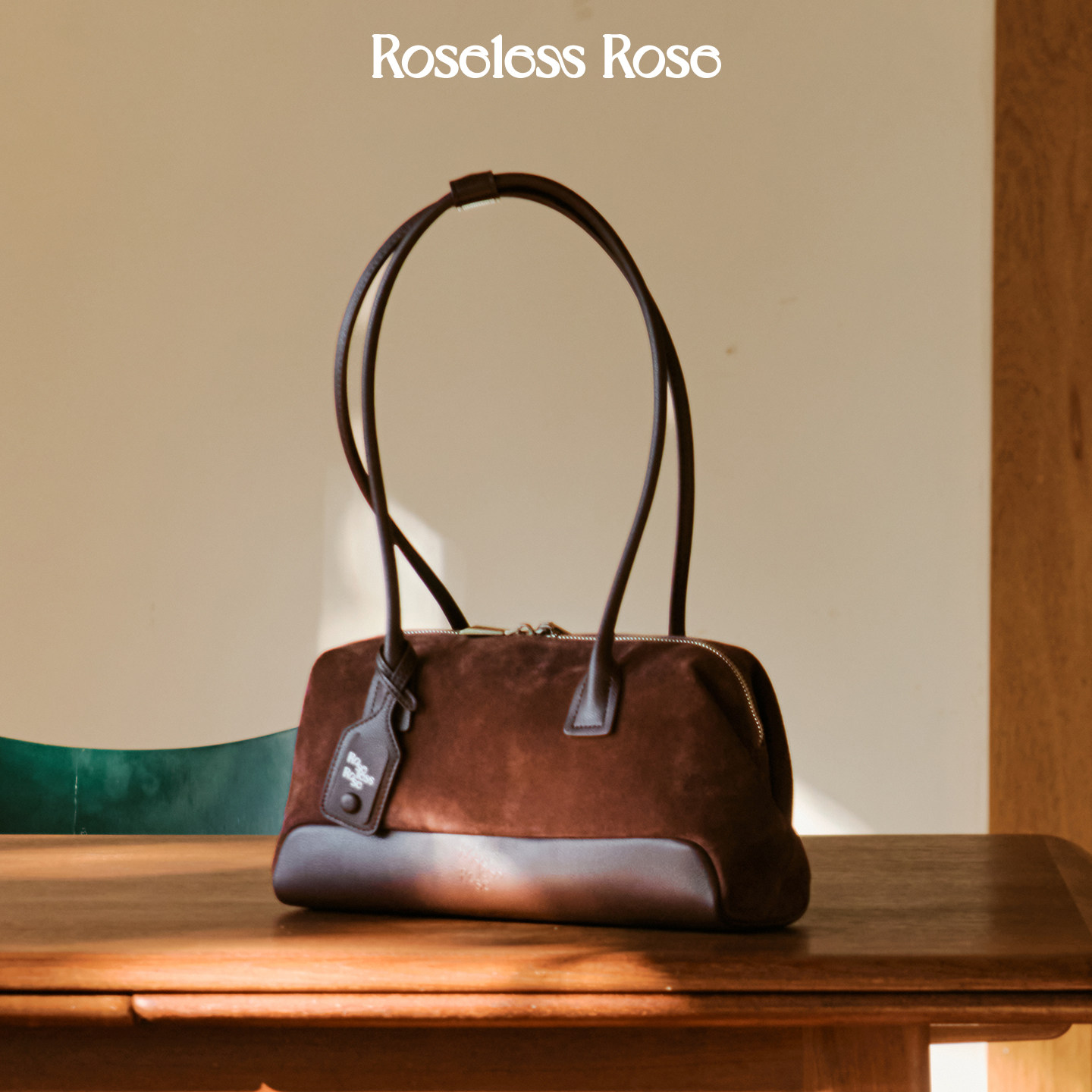 RoselessRose, бостонская сумка для боулинга, большая новая кожаная сумка-тоут на одно плечо, подмышки, большая вместительная женская сумка-тоут