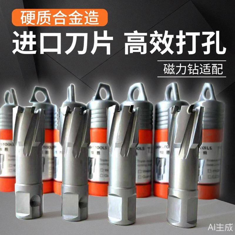 Германия Hengsheng импортировала полое сверло с лезвием TCT из цементированной твердосплавной стальной пластины для сверления отверстий магнитное сверло 2224
