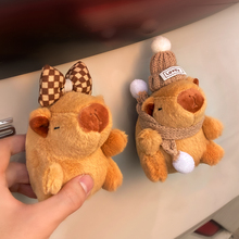Cute Capybara car tail pendant car trunk car exterior doll doll car interior decoration ornaments