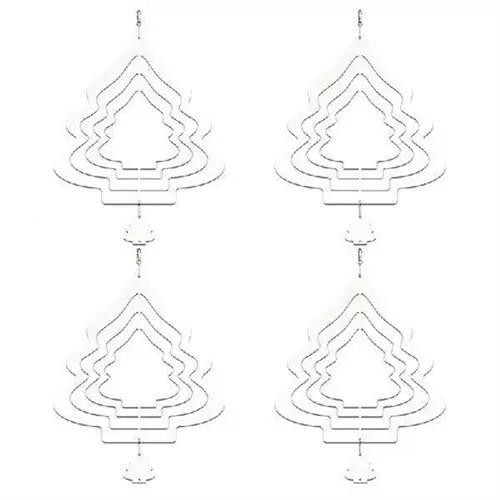 4 шт. Заготовки для сублимационного ветрового спиннера, металлические 10 дюймов