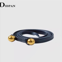 Spot IDPAN 2025 summer new artificial leather pu fashion accessories belt belt 2W2X05626