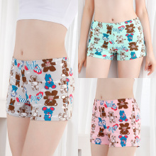 Women's underwear, women's pure cotton, summer sexy large square shorts, cartoon pattern, cute loose flat angle Arlo pants