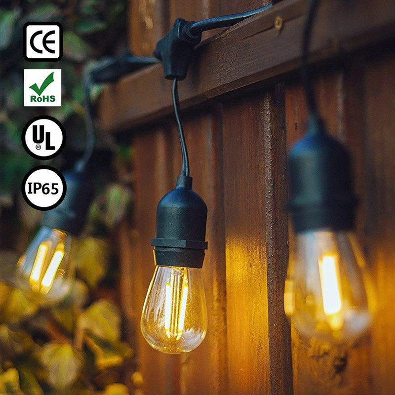 E27LED маленькая лампочка string light наружное водонепроницаемое свадебное праздничное украшение string light