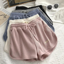 Sports shorts for women's summer Korean version loose fitting casual fashion A-line home wide leg hot pants for external wear