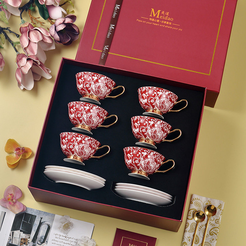 Meidao blossoming coffee cup - изысканный чайный сервиз для послеобеденного чая высокого класса...