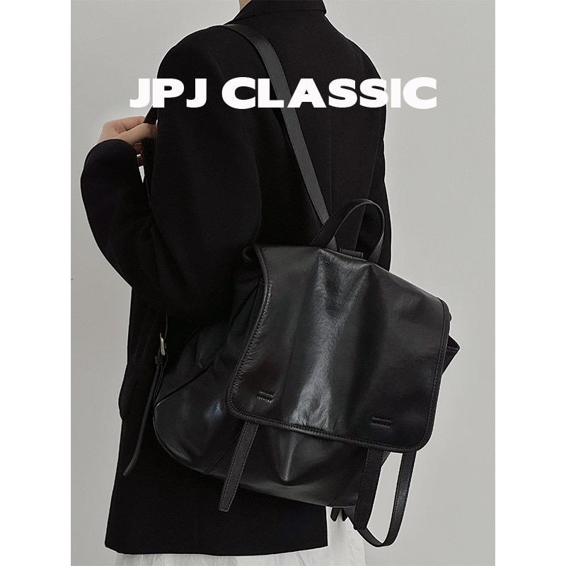 jpjclassic рюкзак из воловьей кожи растительного дубления первого слоя, пригородный рюкзак большой емкости для путешествий, дикий ленивый стиль, маленький