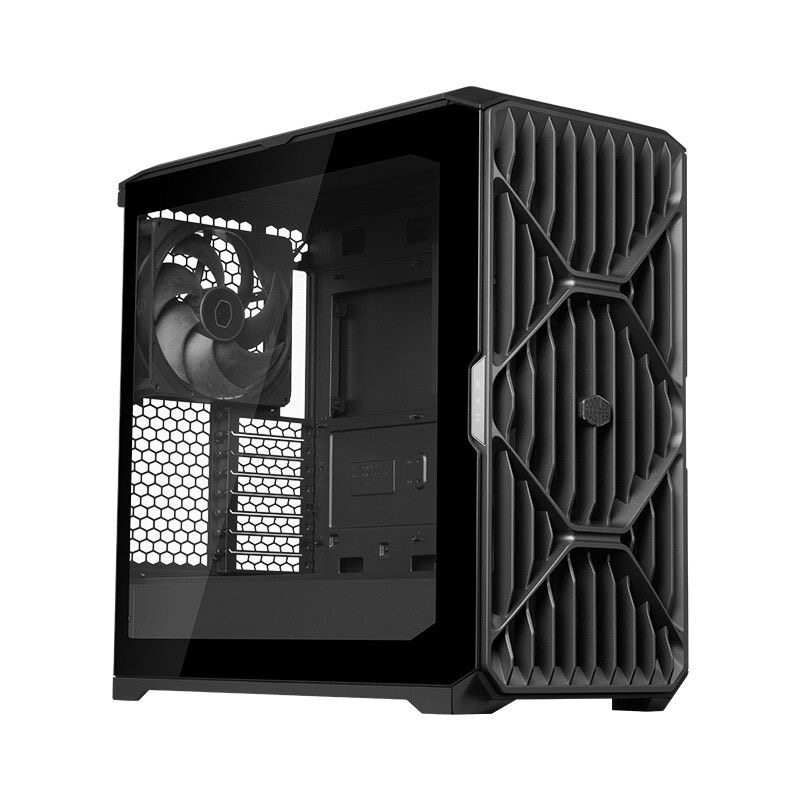 Корпус с воздуховодом Cooler Extreme HAF II 500, большой объем воздуха, игровой шкаф из закаленного стекла со стороны башни