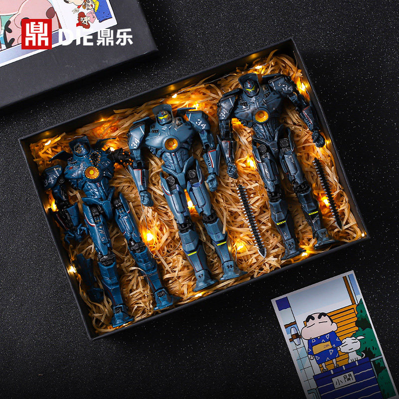 neca Pacific Rim Mecha Модель ручной работы Игрушечные Мстители Двойной нож Эврика Шторм Алое украшение