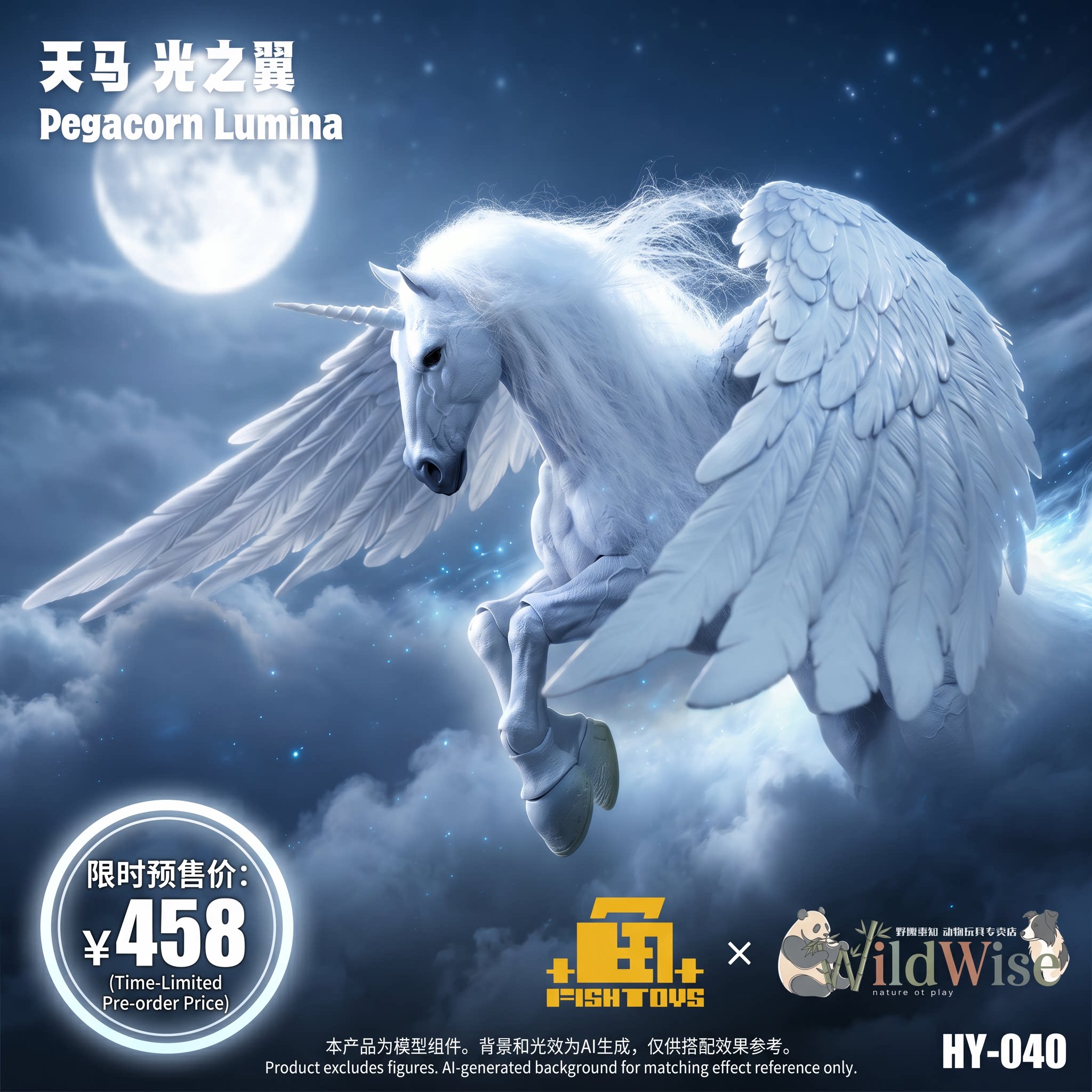 【Предварительная продажа】 fishtoys Tianma Wings of Light Подвижная игрушка ручной работы-модель солдата в подарок