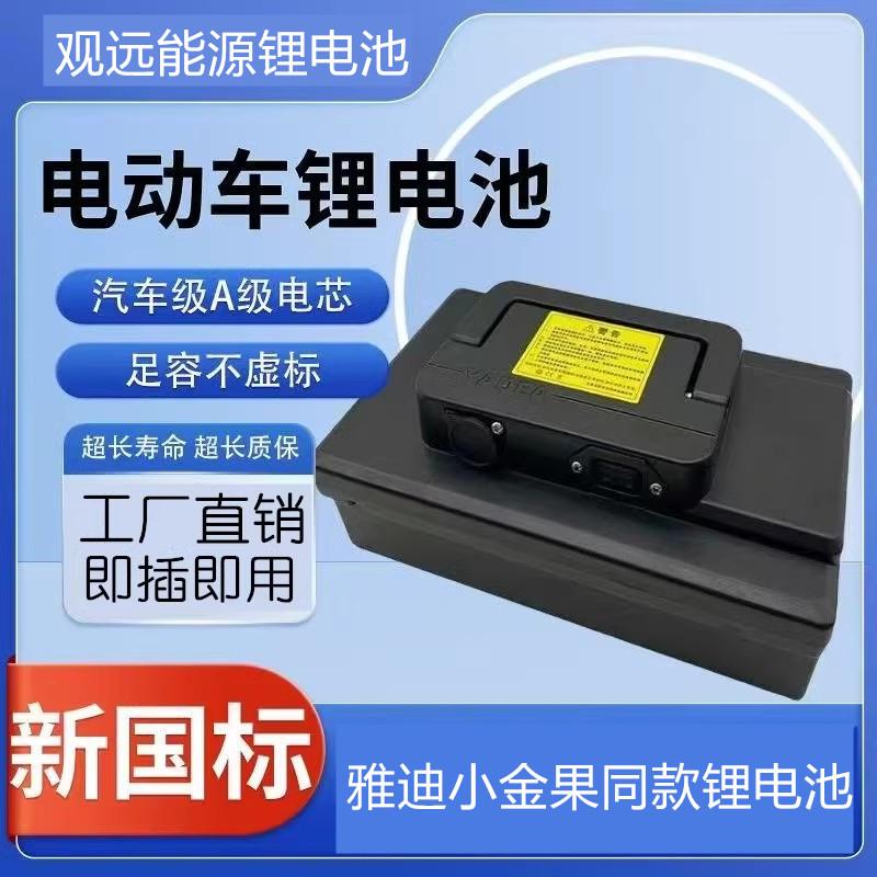 Литиевая батарея электромобиля Yadi Xiaojinguo same battery 48V12ah15a проста в установке и подключении к сети