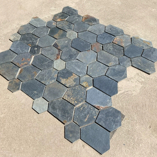 Натуральные льды трещины культурные камни двор земельный кирпич на открытом воздухе садовая вилла, прокладная камень не -слапок нерегулярной настенные плитки