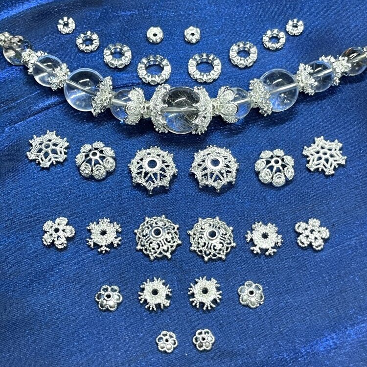 Кристалл diy аксессуары гальваническое покрытие из медного сплава с высокой сохраняемостью цвета модная цветочная шляпа браслет из бисера держатель цветка из бисера распорные аксессуары