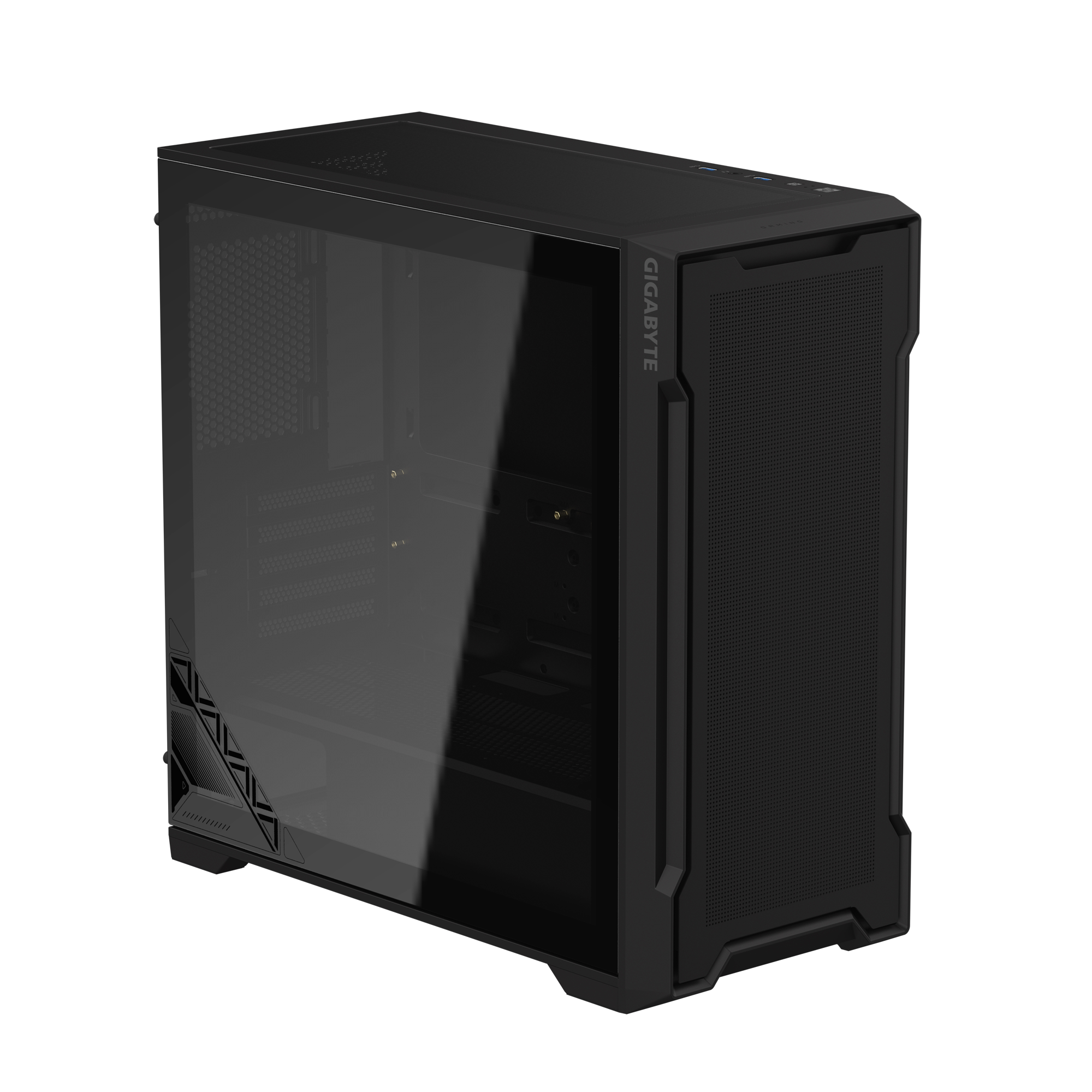 Корпус для настольного компьютера Gigabyte C102G Ghost M-ATX mid-tower glass side overdraft support 360 с водяным охлаждением DIY