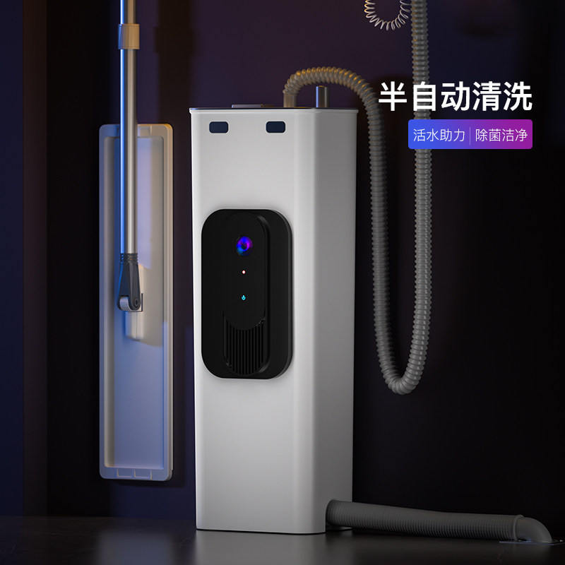 2025 новая бытовая швабра one mop clean со встроенным ведром для мытья рук и стеклоочистителя, автоматическая замена горизонтальной швабры для пола