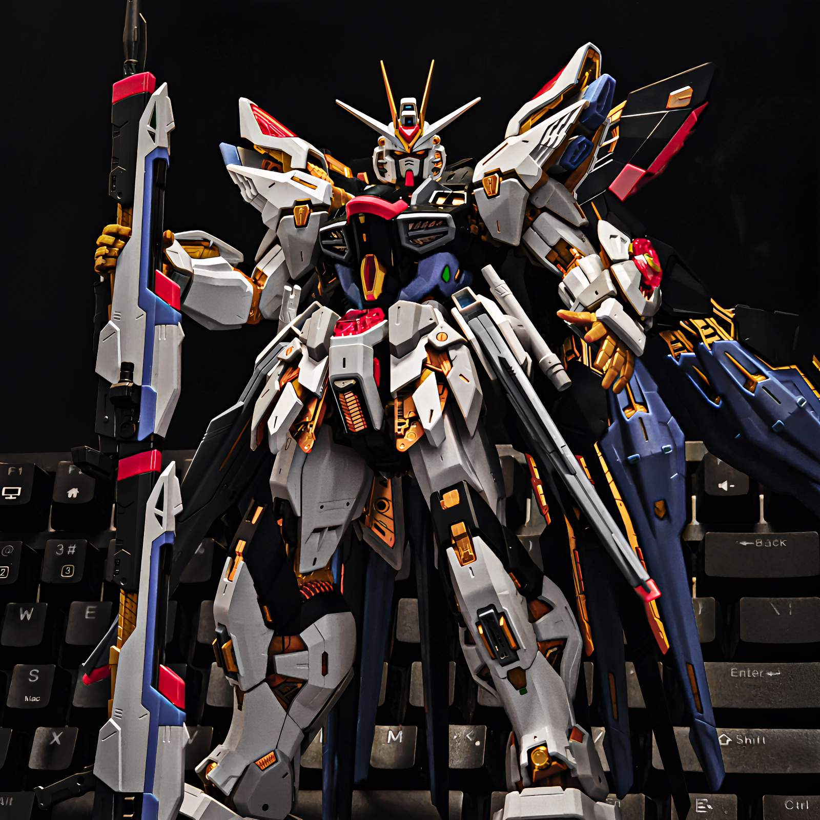 Сборная модель Гандама Assault Freedom hg Barbatos Unicorn Mecha ручной работы из строительных блоков, игрушка в подарок для мальчика