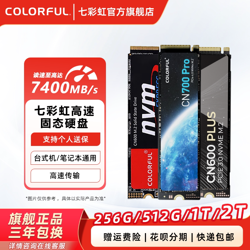Цветной CN600 512G 1TB M.2 твердотельных накопителя SSD desktop 256G для игрового ноутбука NVME