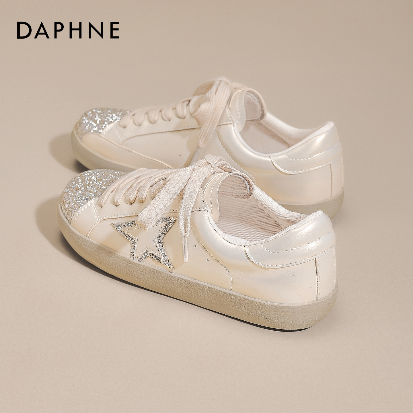 Женская обувь для тренировок в немецком стиле Daphne Star; коллекция 2026 года; лето; новый стиль; универсальные белые туфли на тонкой подошве; повседневные кроссовки для пригородов