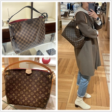 LV / Louis Vuitton Женская сумка GRACEFUL Старый цветок Tott Сумка под мышкой Одноплечевая сумка M43700