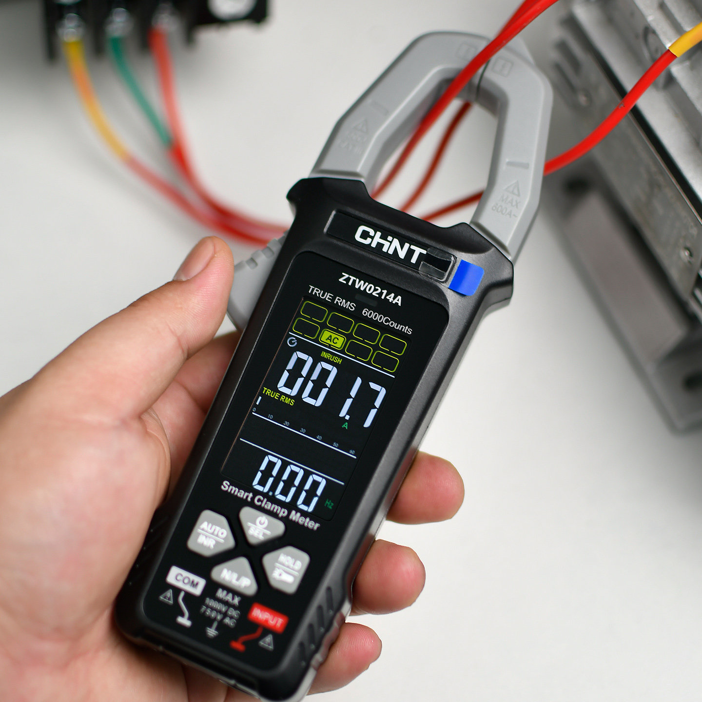 Автоматическая интеллектуальная литиевая батарея Chint с защитой от перегорания, прямая зарядка с тестированием на перенапряжение, преобразование частоты, зажим напряжения, мультиметр, амперметр