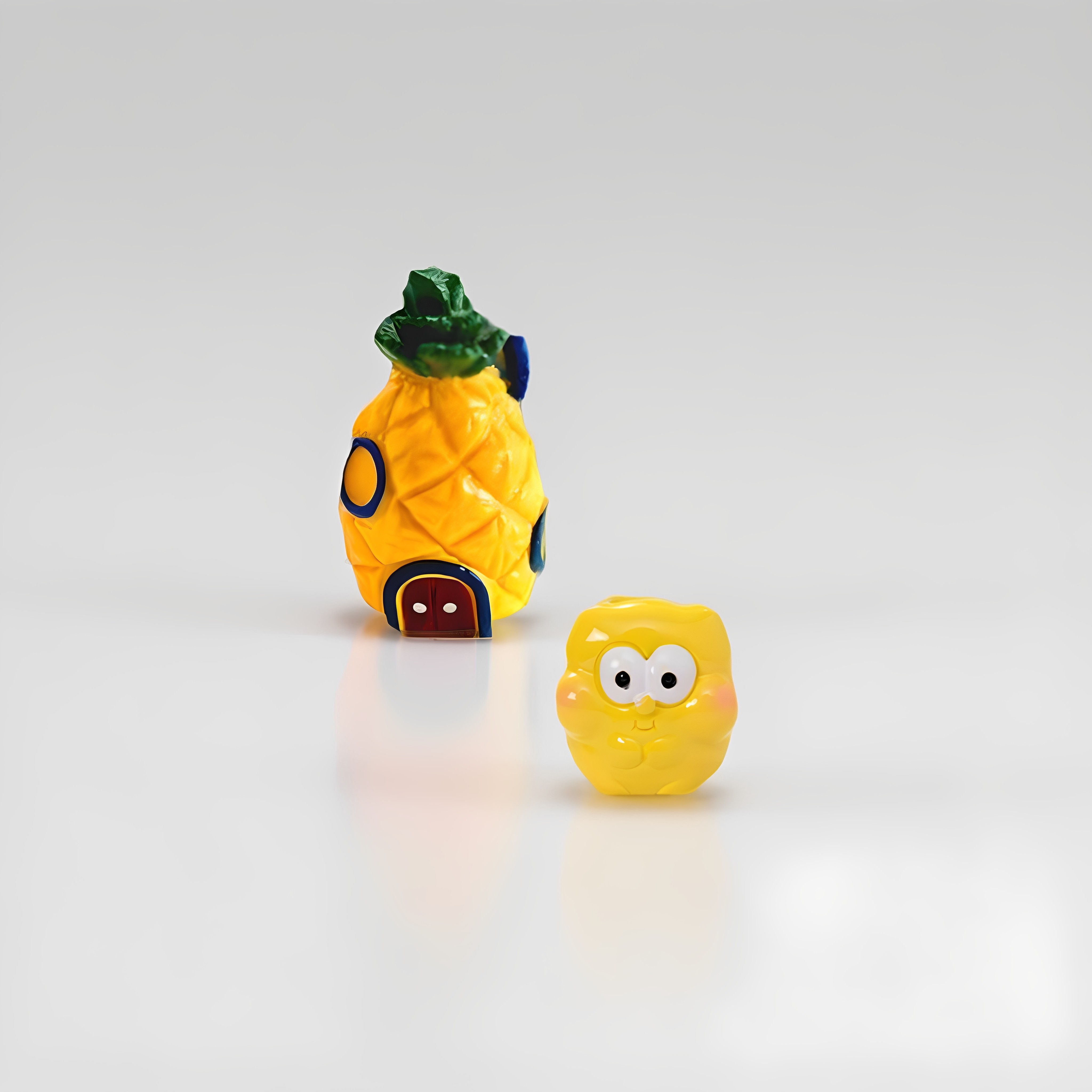 Q версия серии Spongebob Squarepants cute grain healing из серии "Губка Боб Квадратные штаны", небольшое украшение рабочего стола, артефакт декомпрессии, украшение центральной консоли автомобиля
