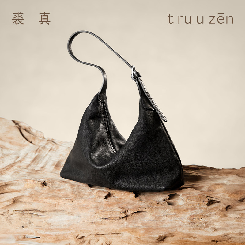 Классическая сумка-хобо из воловьей кожи растительного дубления Qiuzhen, универсальная повседневная сумка-мессенджер на одно плечо, кожаная сумка-клецка для женщин