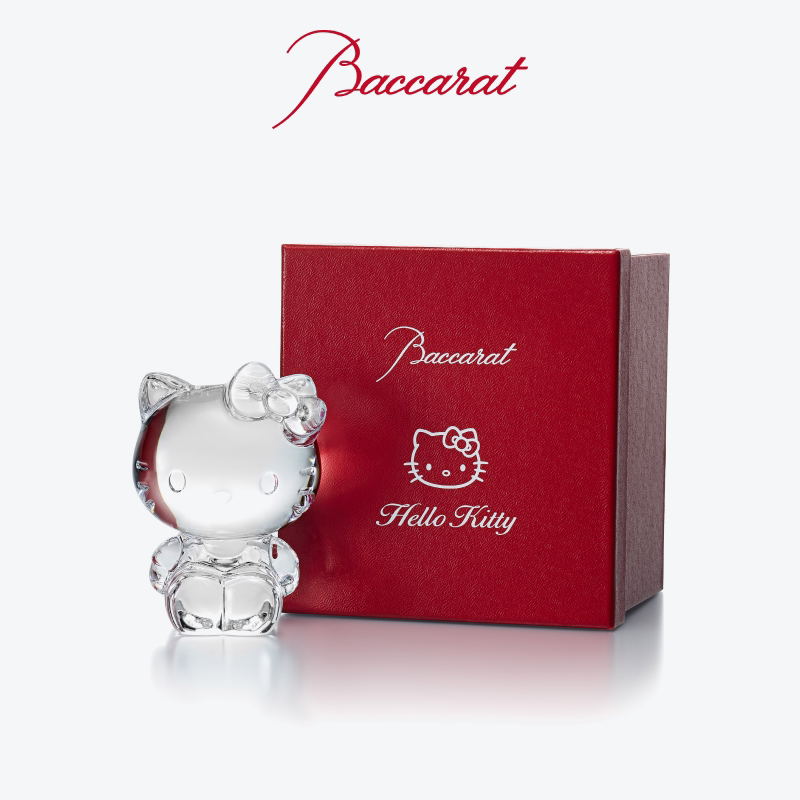 【Подарок на день рождения】 Подарочная коробка для украшения куклы Baccarat Baccarat Hello Kitty, изготовленная во Франции