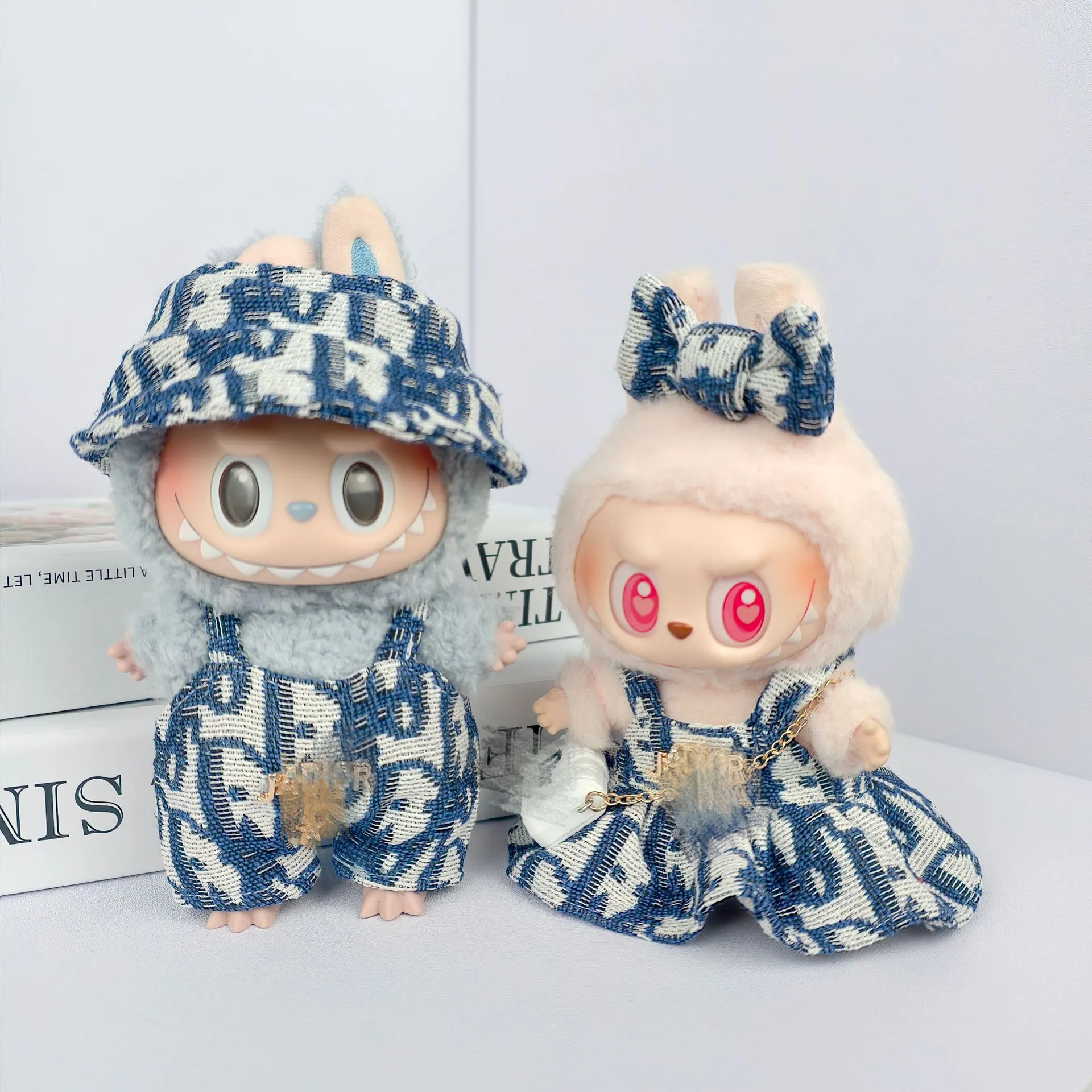 17 см подвеска Labubu, юбка с ароматом ветра, первое поколение, второе поколение, виниловые макароны, детская одежда Labubu, летняя юбка, лидер продаж