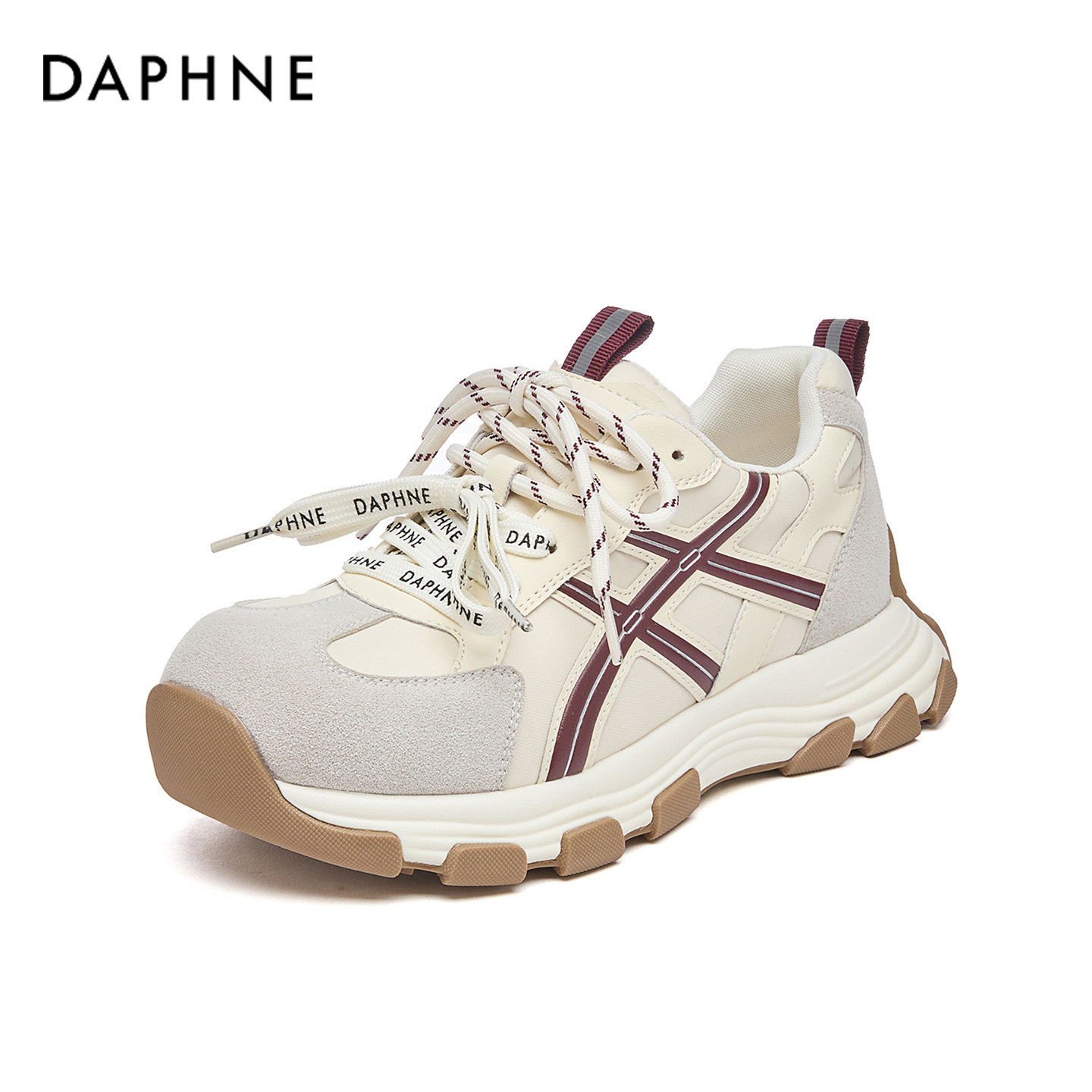 Немецкая спортивная обувь Daphne на толстой подошве, женская новинка 2026 года, популярные модели этого года демонстрируют длинные ноги и супер-спортивную повседневную обувь