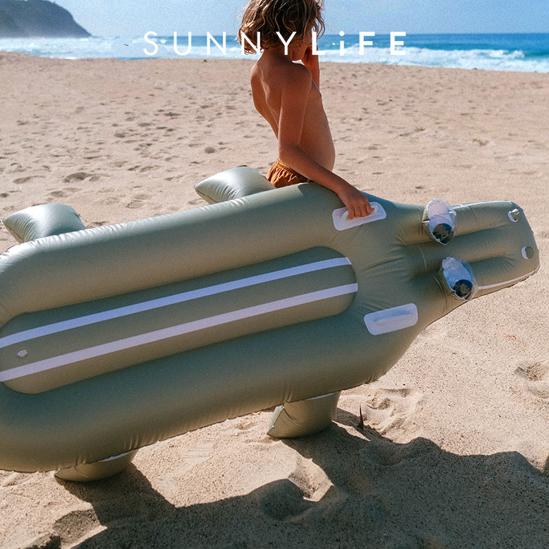Детская надувная доска для серфинга Sunnylife плавающая кровать Австралия ins чистая красная плавающая кровать для бассейна надувная плавающая доска