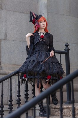 taobao agent Infanta.婴梵塔Lolita*见习魔女*分体式洛丽塔上衣SK套装