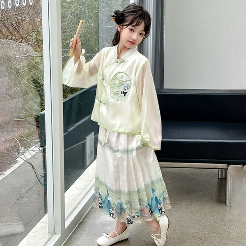Весеннее ханьфу, детский весенний комплект, китайский стиль