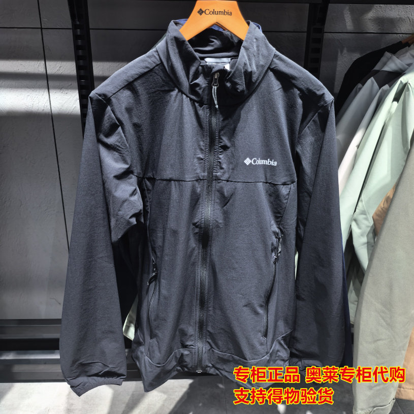 Columbia 2025 весна-лето, новая мужская водоотталкивающая куртка Columbia outdoor soft shell casual jacket WE5801