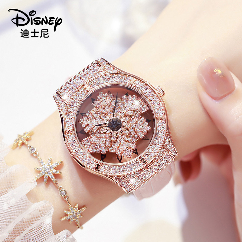 Disney Fortune часы с пятиконечной звездой женские модели Подарки Танабата на день рождения для девочек Новые легкие роскошные нишевые часы высокого класса