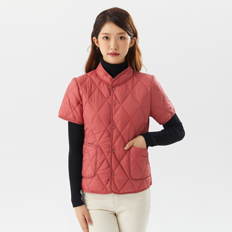 Нижняя пуховая стеганая куртка, подкладочная стеганая куртка, женская маленькая зимняя легкая школьная форма artifact, верхняя стеганая куртка с короткими рукавами на плечах