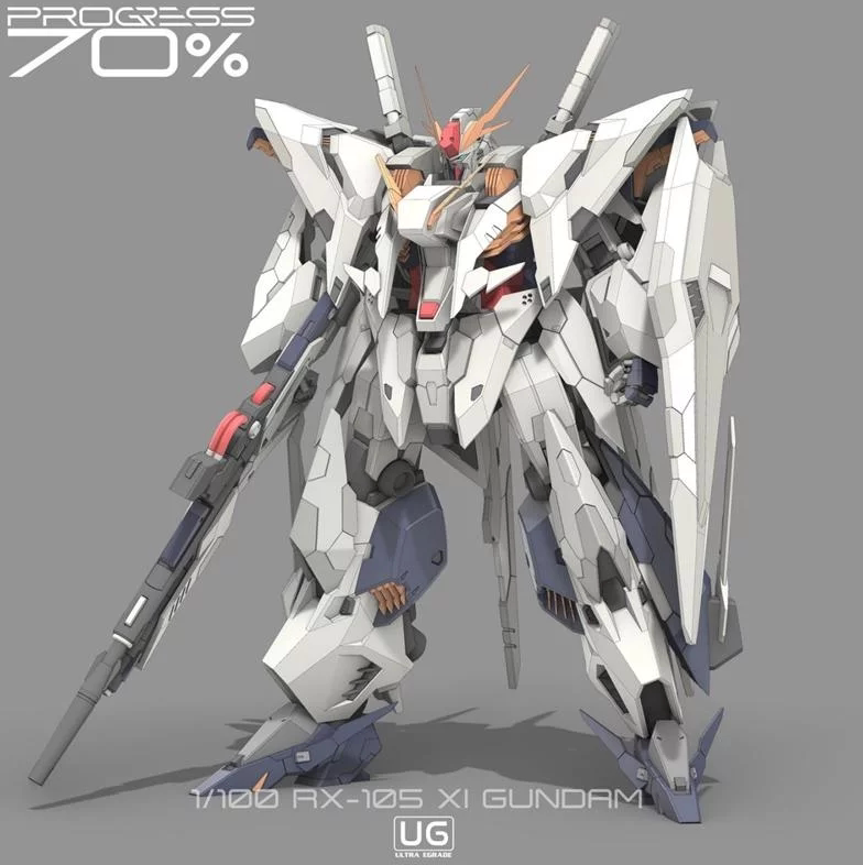 RX-105 Cauchy Gundam (RX-105 Xi Gundam) модель для 3D-печати, STL-чертеж