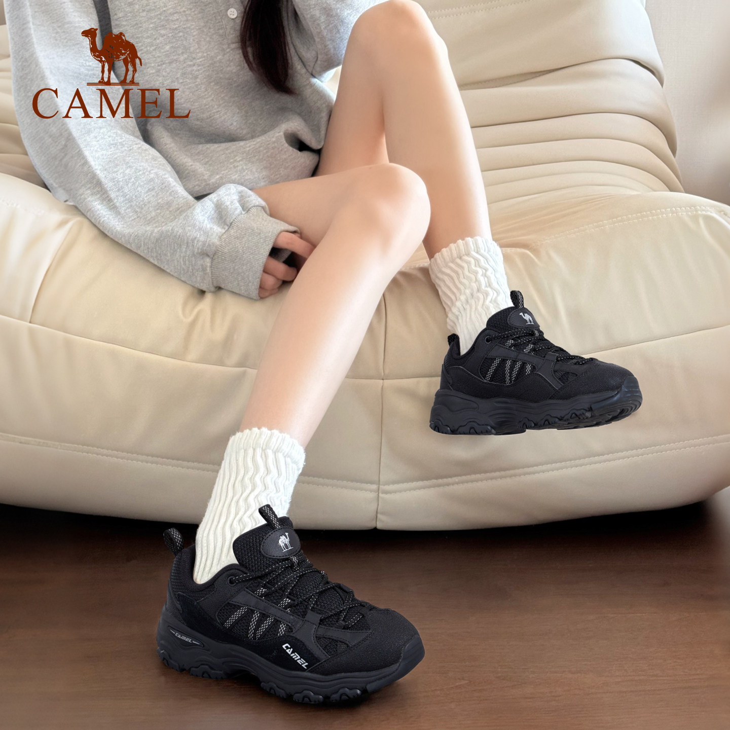 Кроссовки Camel Xingmai Mountain daddy для мужчин и женщин на толстой спортивной подошве повышенной комфортности...