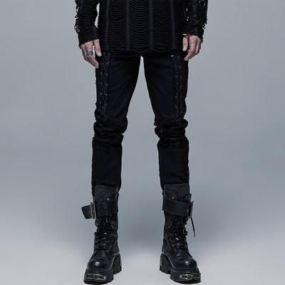 taobao agent ╋魔叹╋PUNK RAVE蒸汽朋克STEAM哥特GOTHIC摇滚ROCK男长裤 WK472
