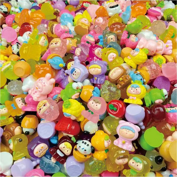 Оптовая продажа смолы tide play cute grain ювелирные изделия DIY net знаменитости автомобиль домашнее украшение учитель студент подарок Весенний фестиваль киоск