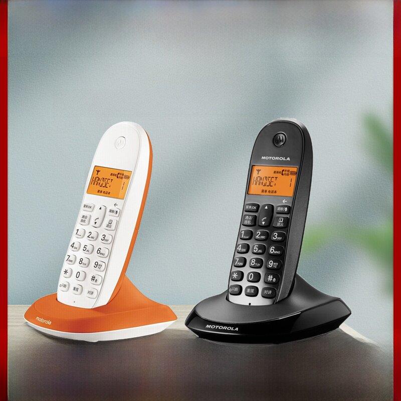 Беспроводной телефон Motorola C1001XC для общения матери с ребенком на дому и в офисе, беспроводной стационарный телефон один на один