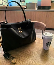 2024 Spring/Summer New B Home Same Style Rodeo Real Leather Bag One Shoulder Handheld Buckle Bag Large Capacity Kelly Tote Bag