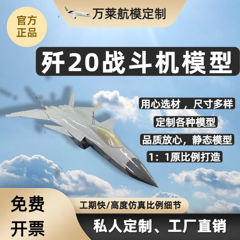 Модель J-20 статическая модель самолета модель пользовательской коллекции выставка готового изделия имитация размера пользовательской модели