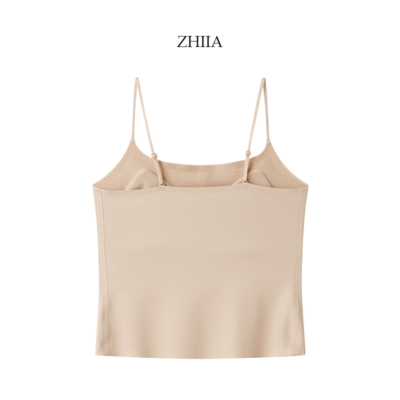ZHIIA 2026SS дизайнерский бренд nude invisible camisole ZA26SS223