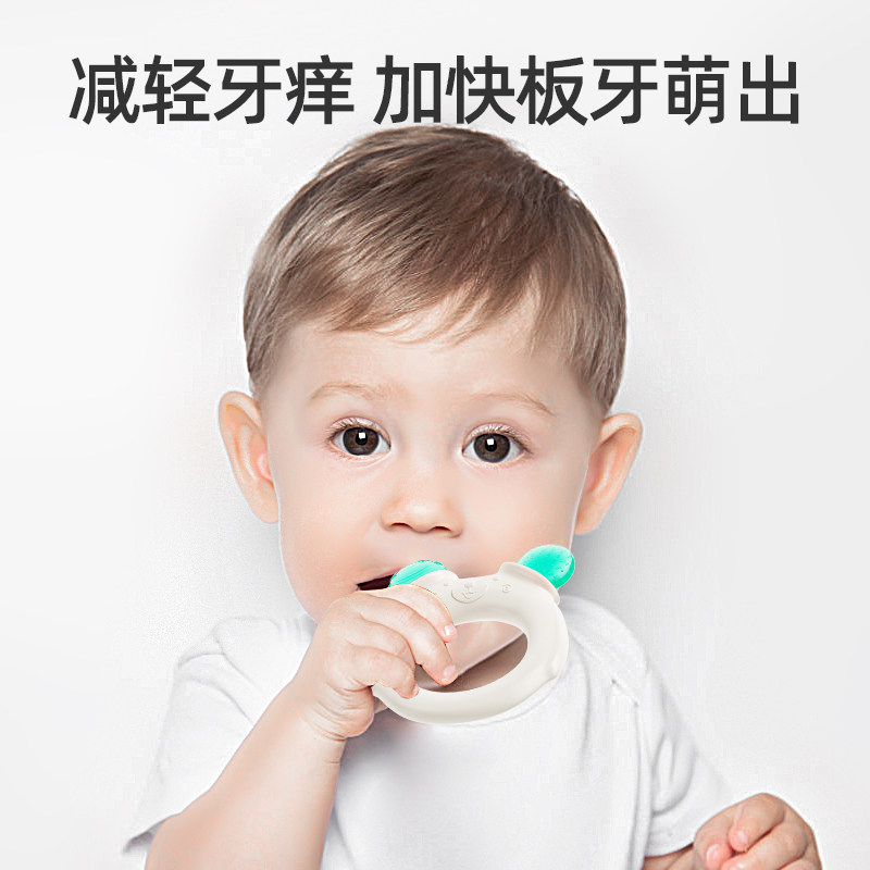 Прорезыватель Obeini baby для полости рта успокаивающая гелевая игрушка, предотвращающая поедание рук маленьким месячным ребенком в возрасте от 3 до 6 месяцев