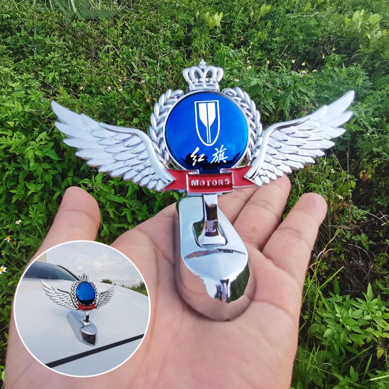 Не пропустите эту автомобильную наклейку с красным флагом!Металлическая текстура и властная форма крыла делают ваш красный флаг еще более уникальным!