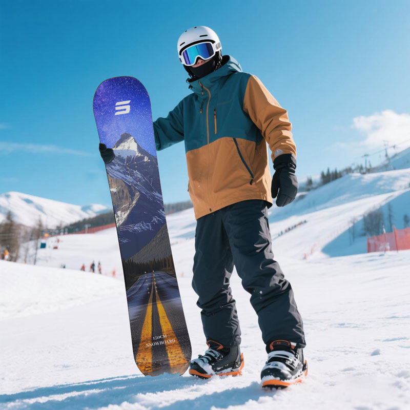 Шпон для сноуборда SUSIEBAY унисекс all-terrain all-around профессиональная плоская доска для катания на коньках с цветочной резьбой, маленькая доска для катания на коньках