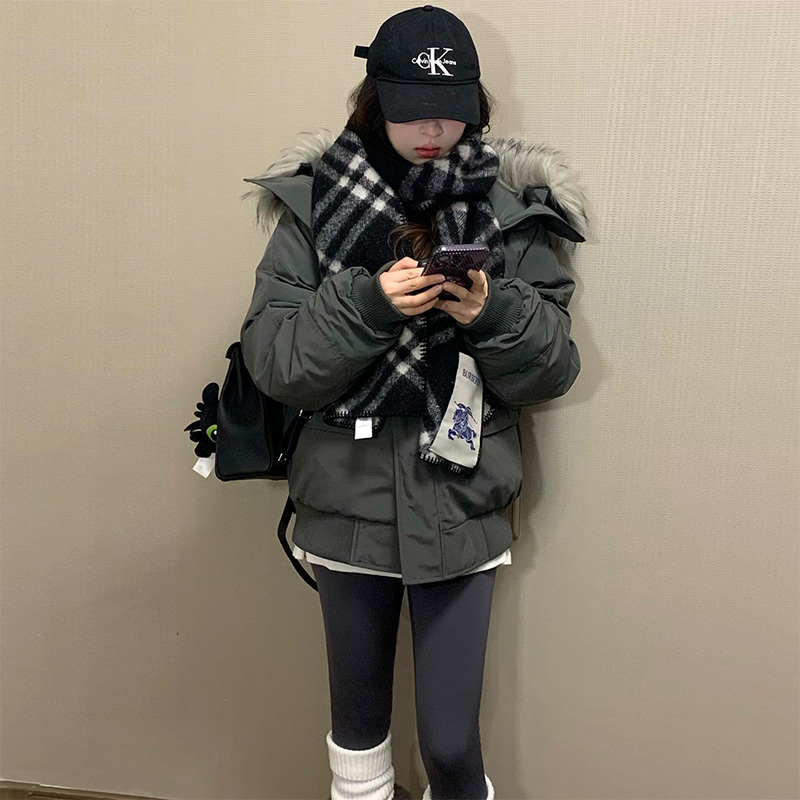 Межсезонная пуховая стеганая куртка, женская зимняя коллекция 2025 года, новая толстая теплая стеганая куртка, повседневная стеганая куртка, стеганая куртка