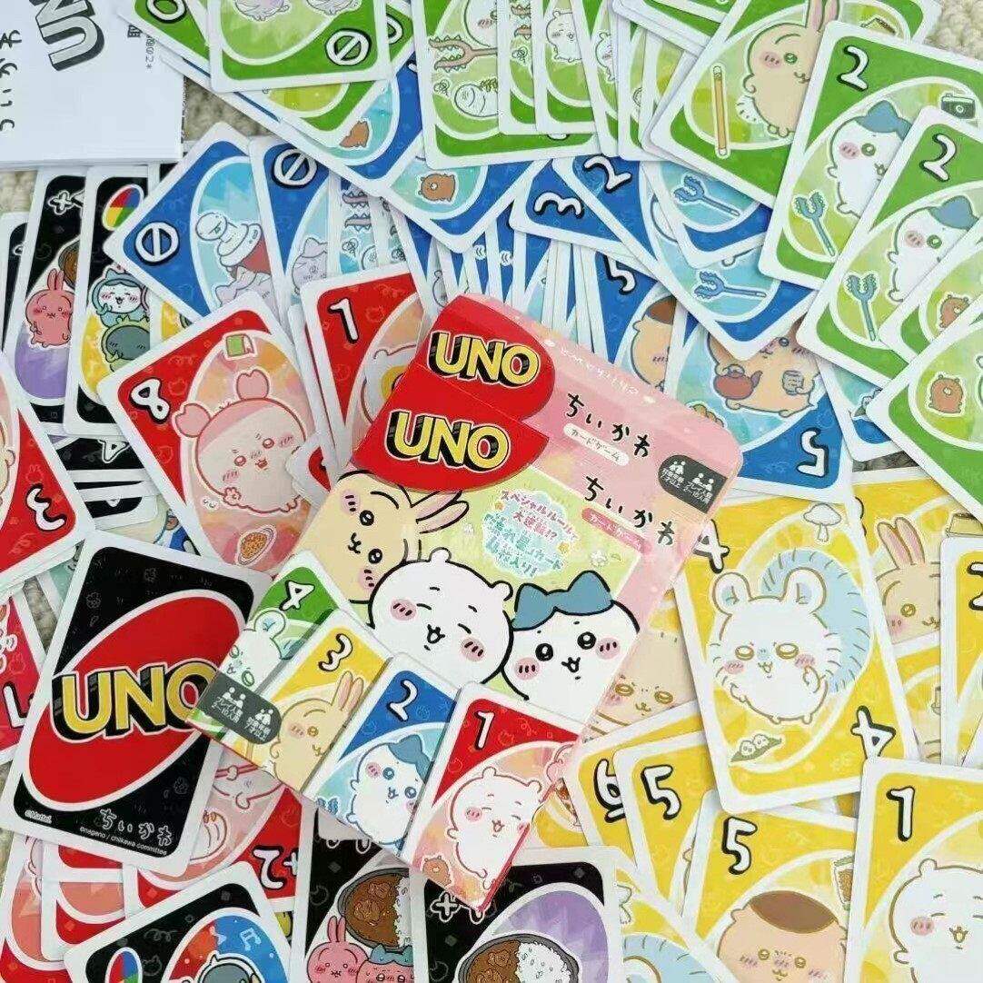 Сяохуншу с тем же абзацем настольная игра Чикава UNO card Jiyikawa с ограниченной связью бумажных партийных игральных карт