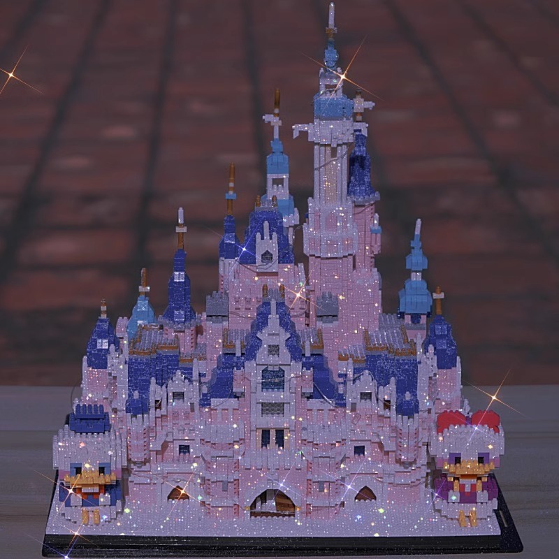 Девочки собирают строительные блоки, новинка 2025 года, замок Динис, серия игрушек принцессы для девочек, подходящие для подарков Lego